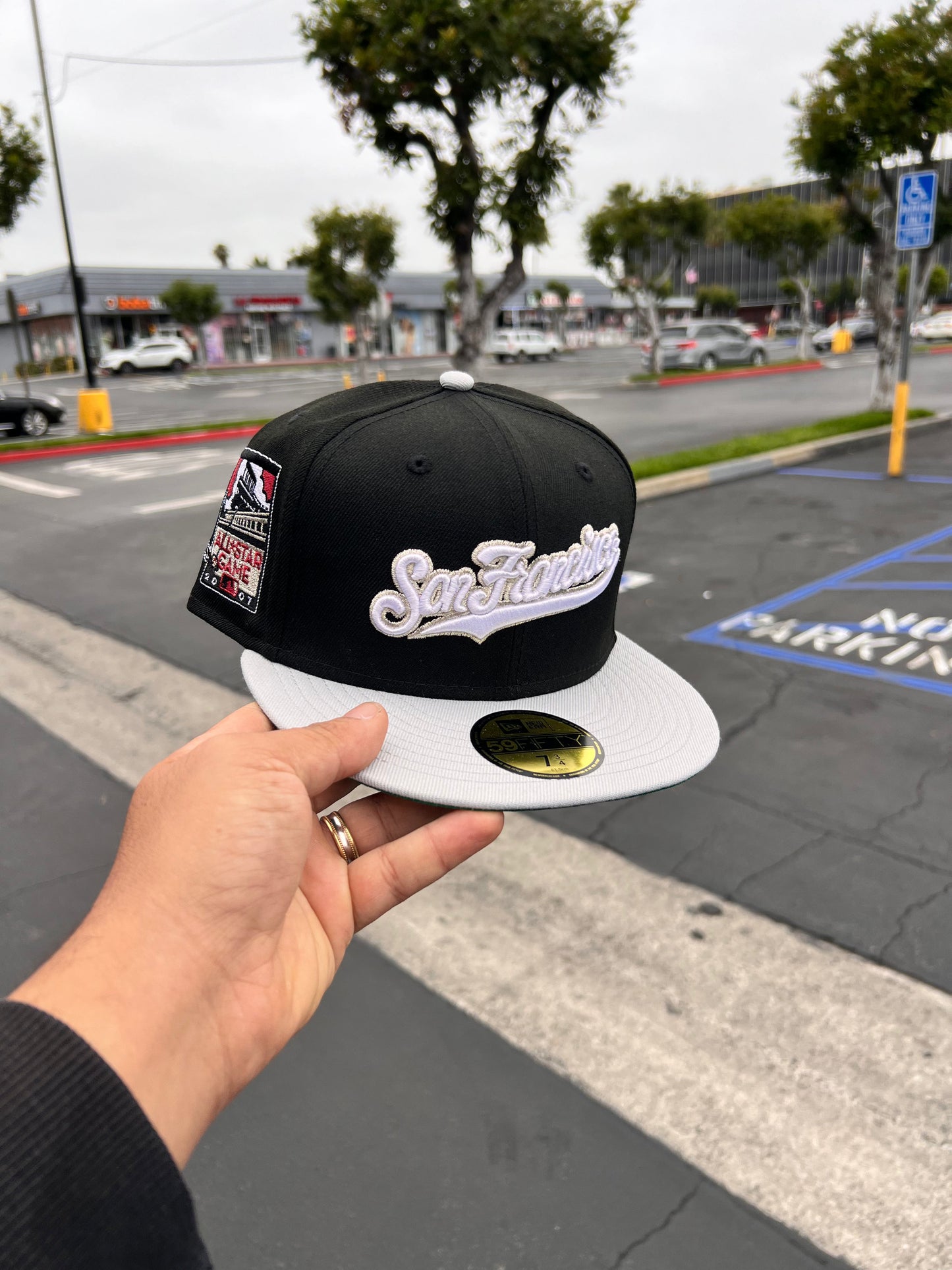 Gorra San Francisco Giants Script Negra / Gris 5950