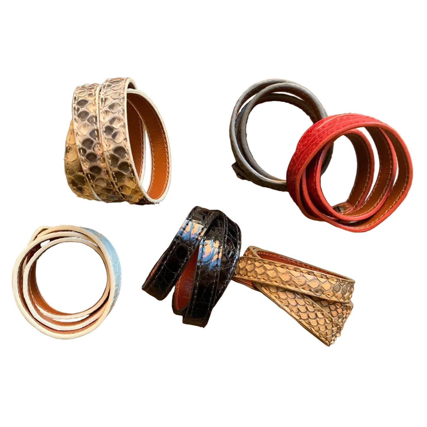 Bandeau de chapeau 2 en 1 et bracelet triple enroulé