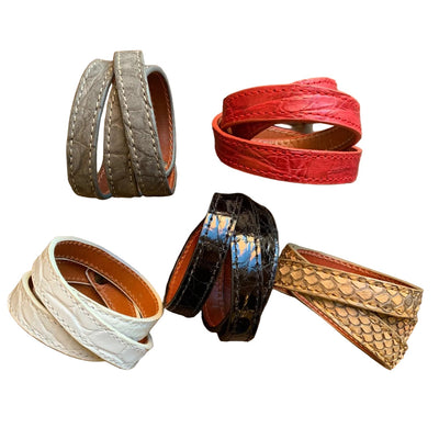 Bandeau de chapeau 2 en 1 et bracelet triple enroulé