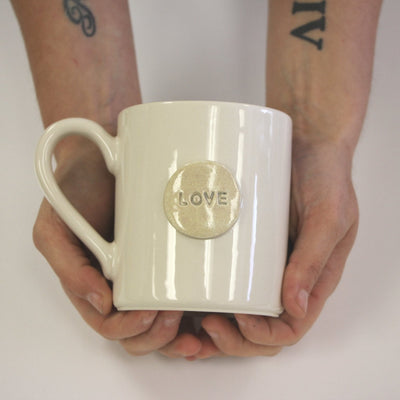 Hand-Painted Love Mug