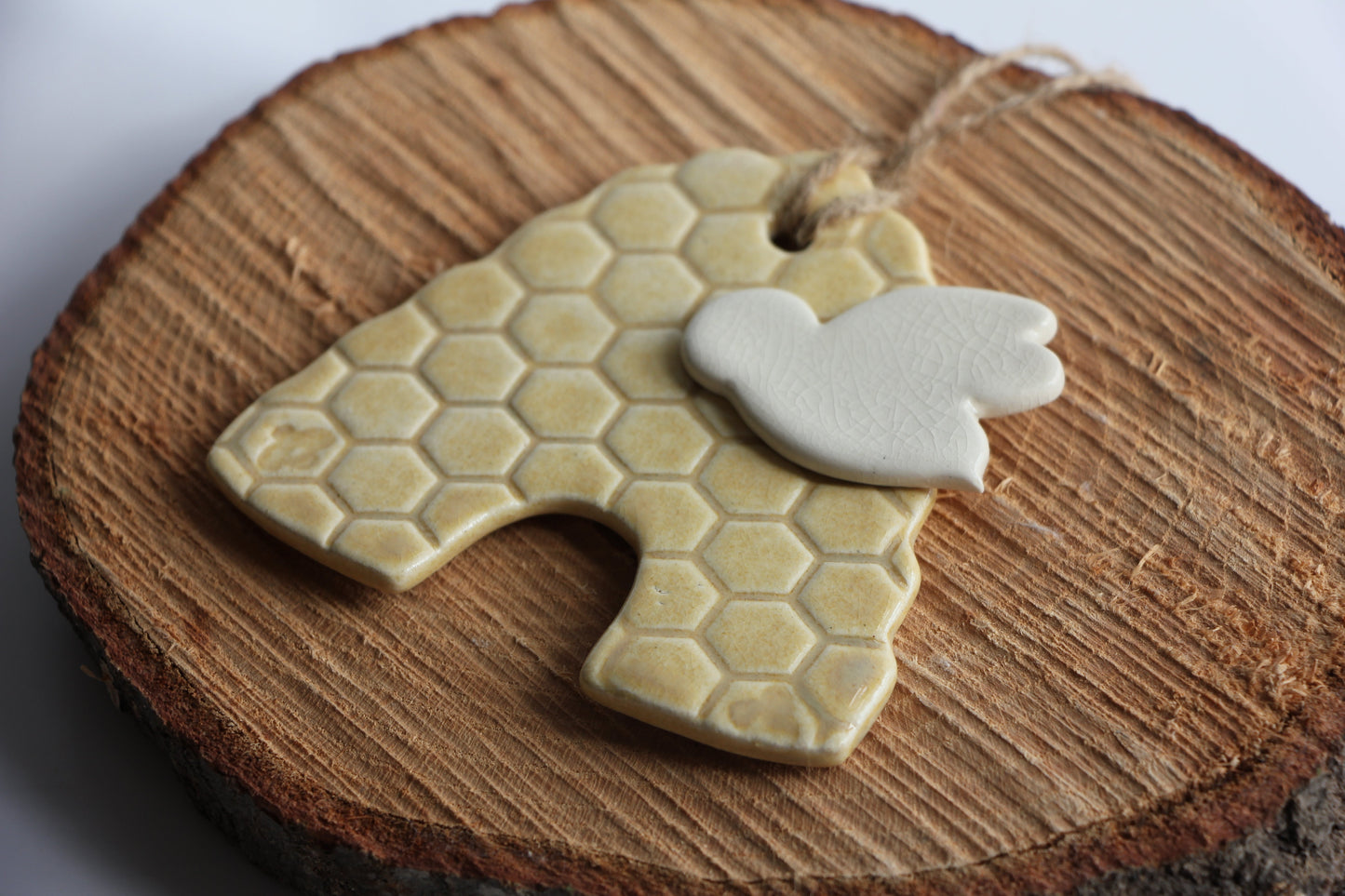 Charming Handmade Beehive Ornament - Korvel