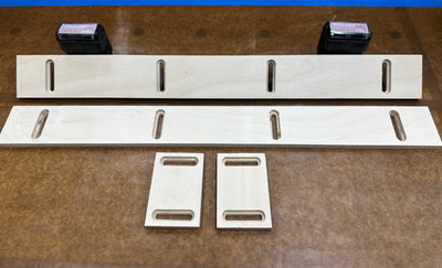 Zero Clearance Insert Set for Table Saw Sled