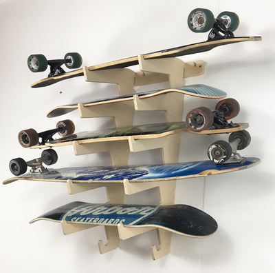 Premium Skateboard Wall Display Rack - Korvel