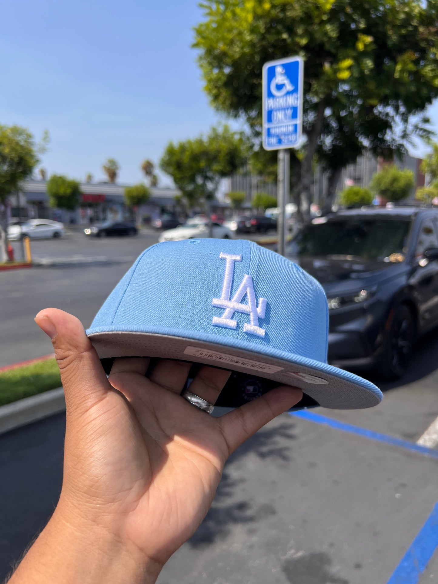 Gorra Los Angeles Dodgers Sky White LA 5950