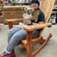 Paquete de Silla y Mesa Adirondack Clásica para Comodidad al Aire Libre