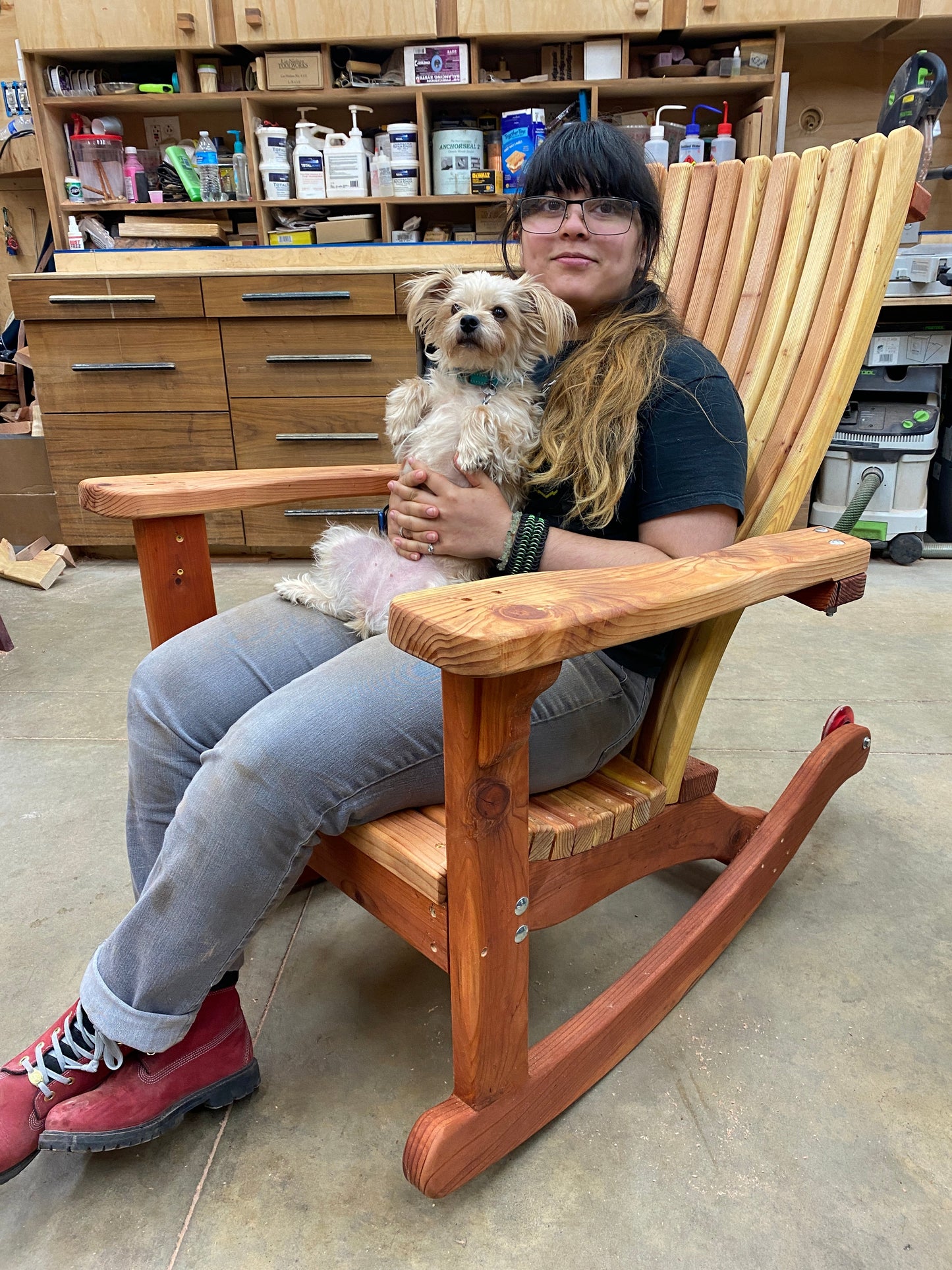 Paquete de Silla y Mesa Adirondack Clásica para Comodidad al Aire Libre