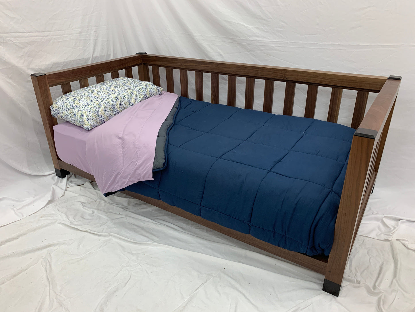 Planes de Marco de Cama Daybed de Nogal Elegante