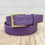 Premium Purple Python Full Skin Belt