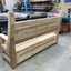 Banc de jardin élégant avec rangement caché