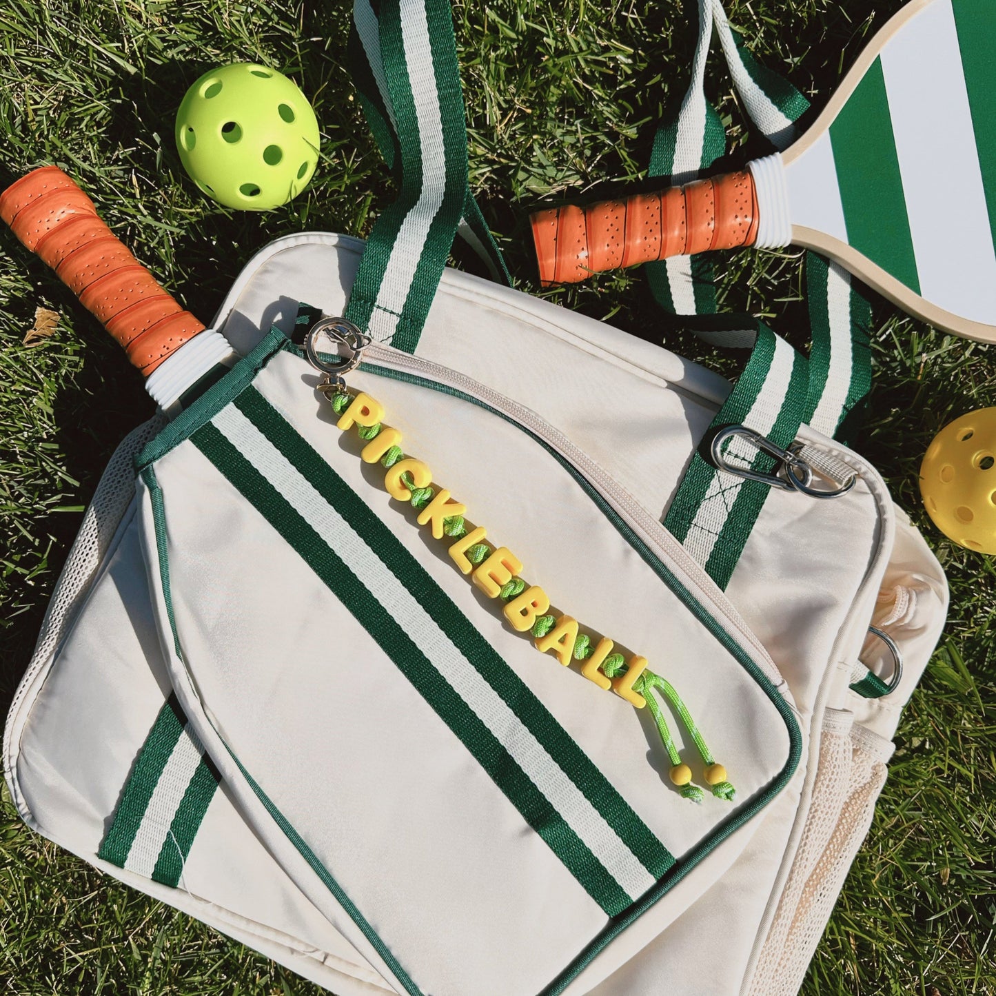 Porte-clés de Pickleball - Accessoire élégant pour tout sac