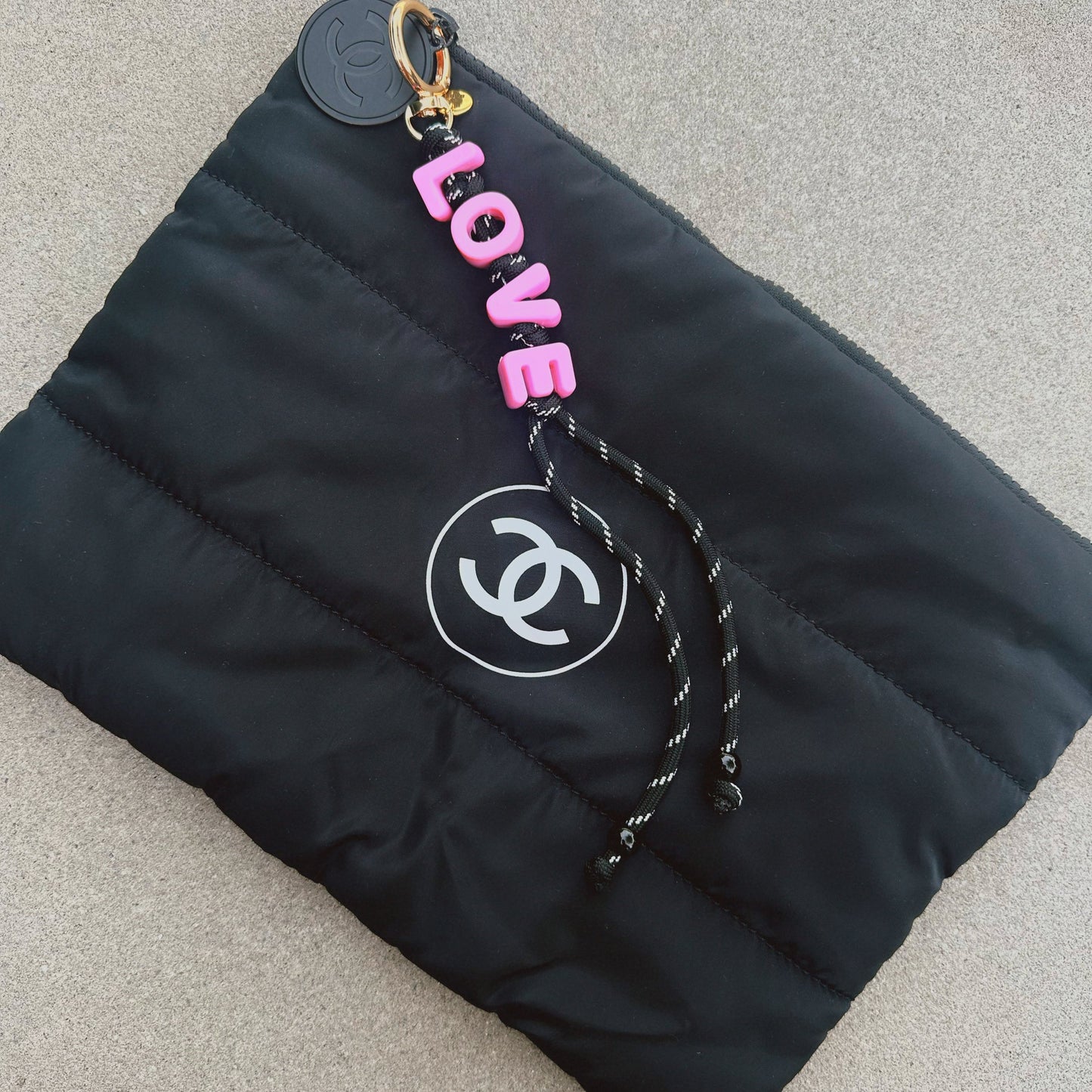 LOVE Bag Charm - Elegant Keychain Accessory