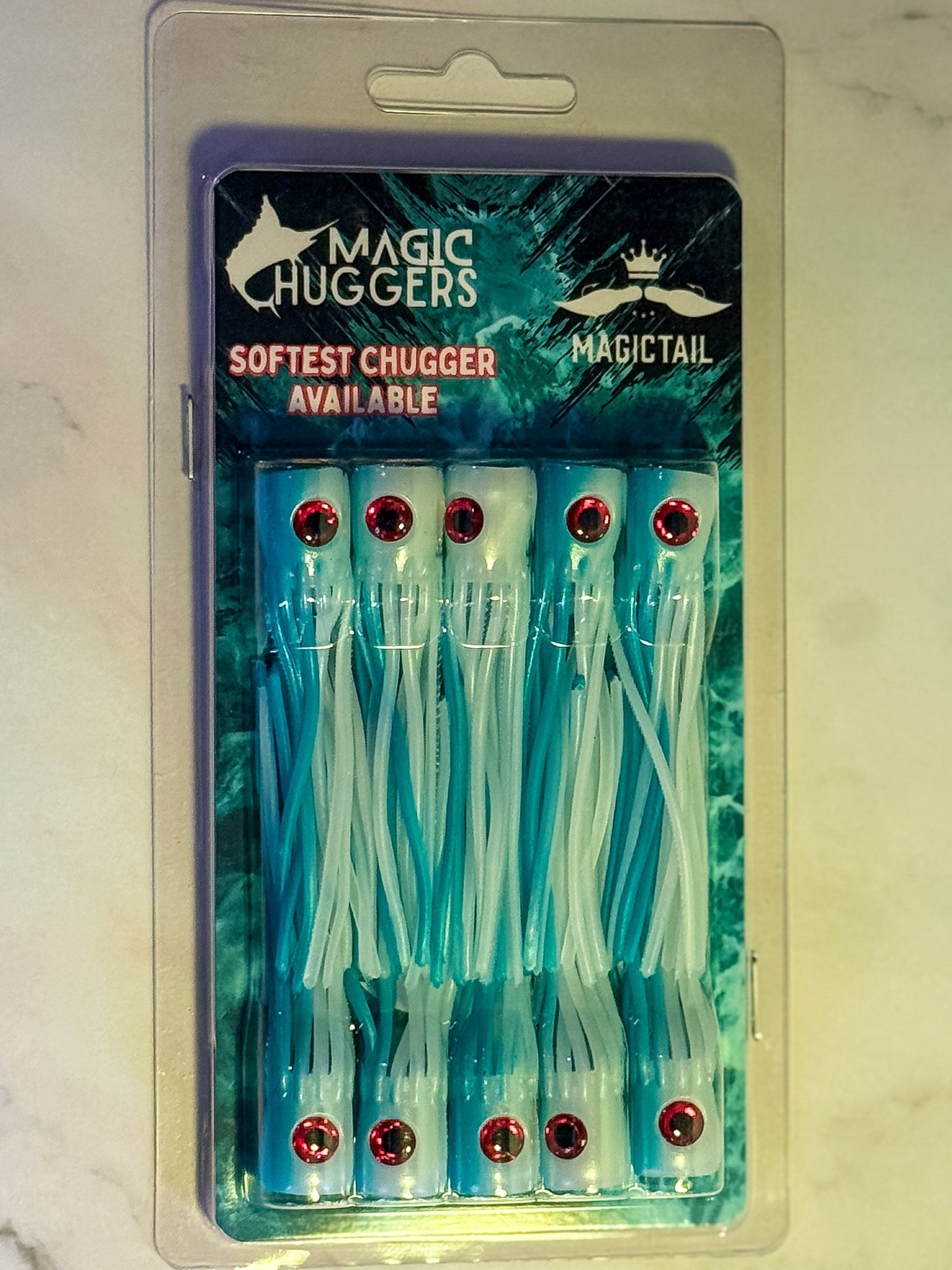 MagicTail Soft Head Chuggers - Premium Trolling Lure