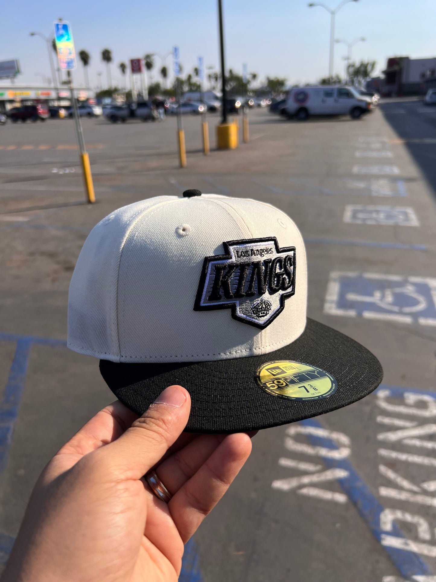 Gorra de béisbol Los Angeles Kings Chrome/Negro 5950