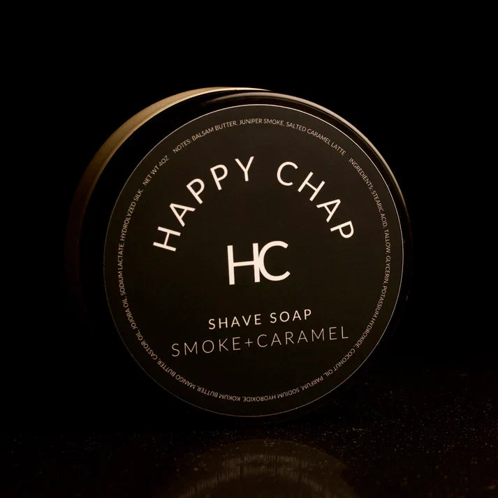 Colección de Afeitado Happy Chap Smoke + Caramel