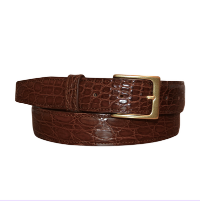 Cognac Matte Full Skin Belt