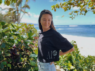 Aloha Logo Tee – Vintage Black