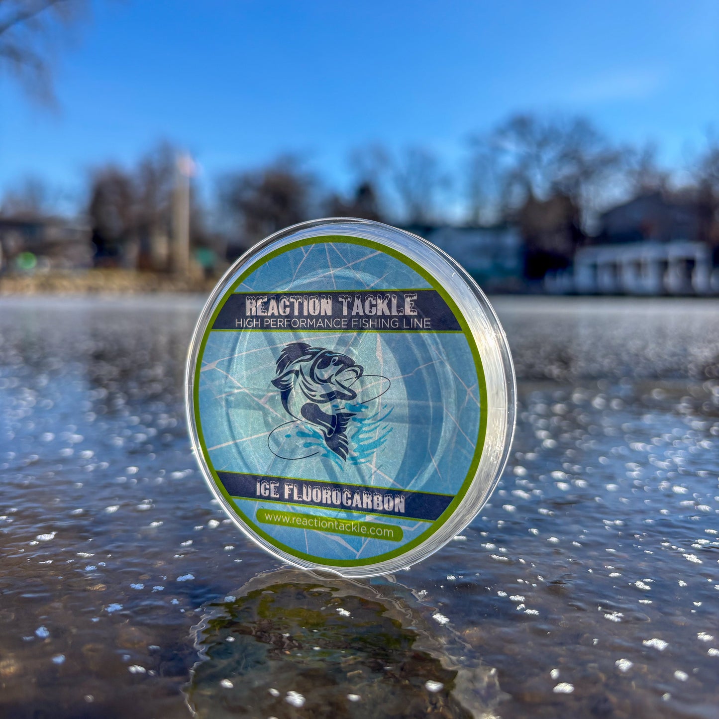Línea o líder de pesca de fluorocarbono Reaction Tackle Ice