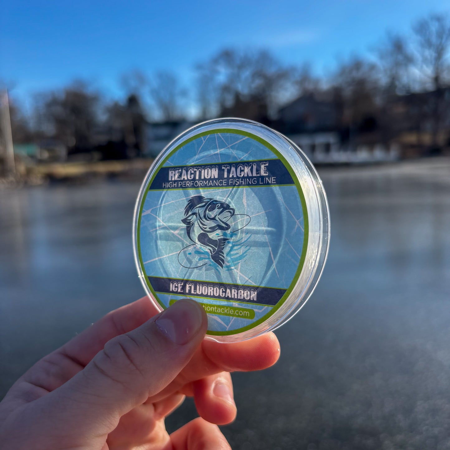 Línea o líder de pesca de fluorocarbono Reaction Tackle Ice