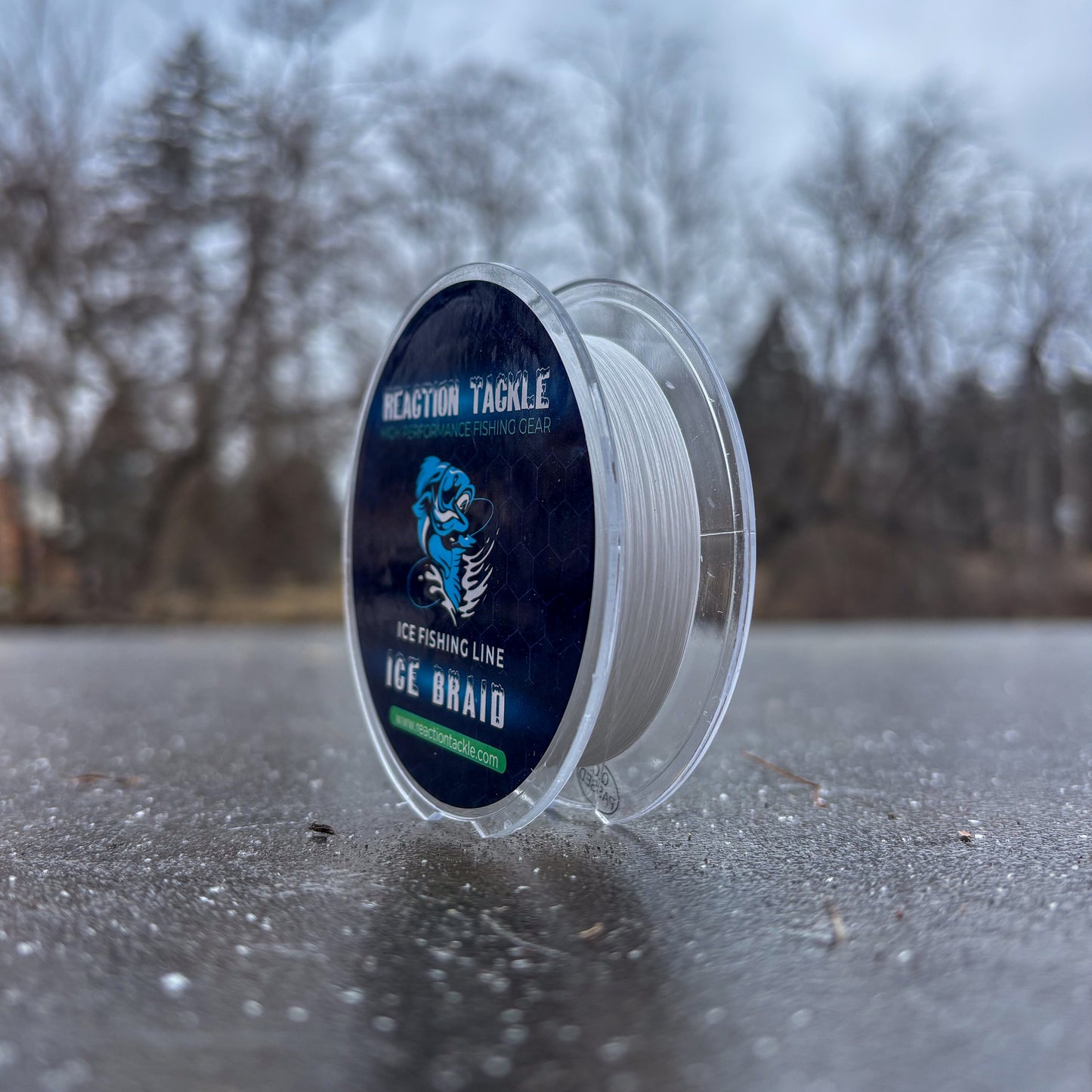 Línea trenzada para pesca en hielo Reaction Tackle - 8 hebras