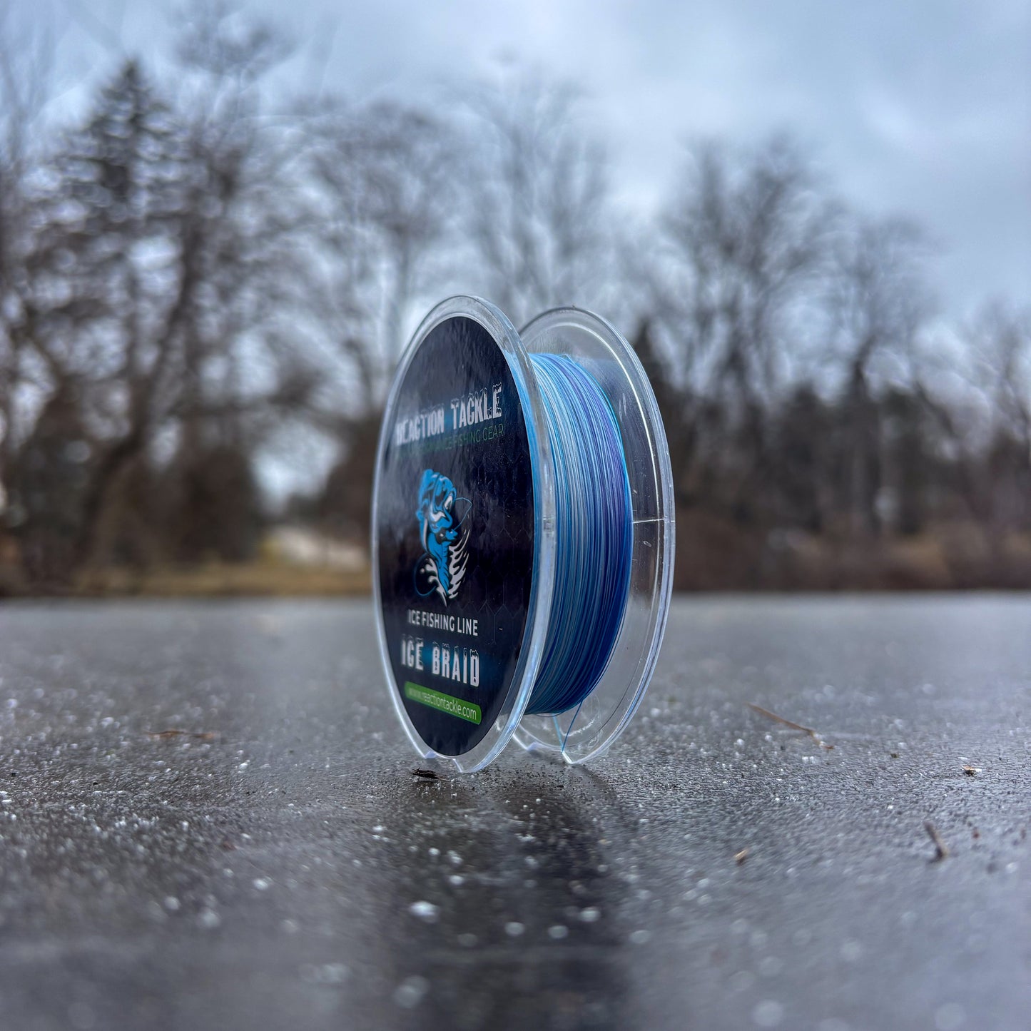 Línea trenzada para pesca en hielo Reaction Tackle - 8 hebras