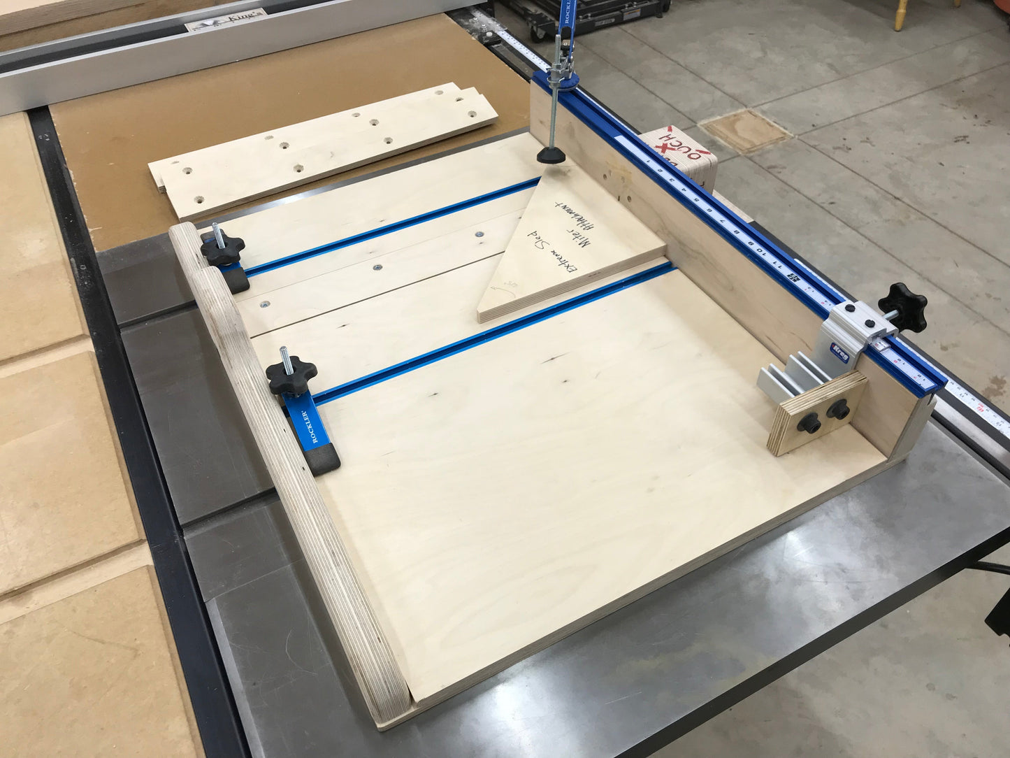 Extreme Crosscut Miter Dado Table Saw Sled Plans
