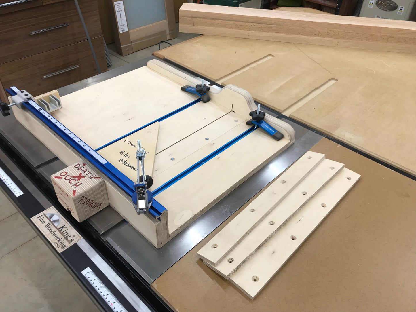 Extreme Crosscut Miter Dado Table Saw Sled Plans