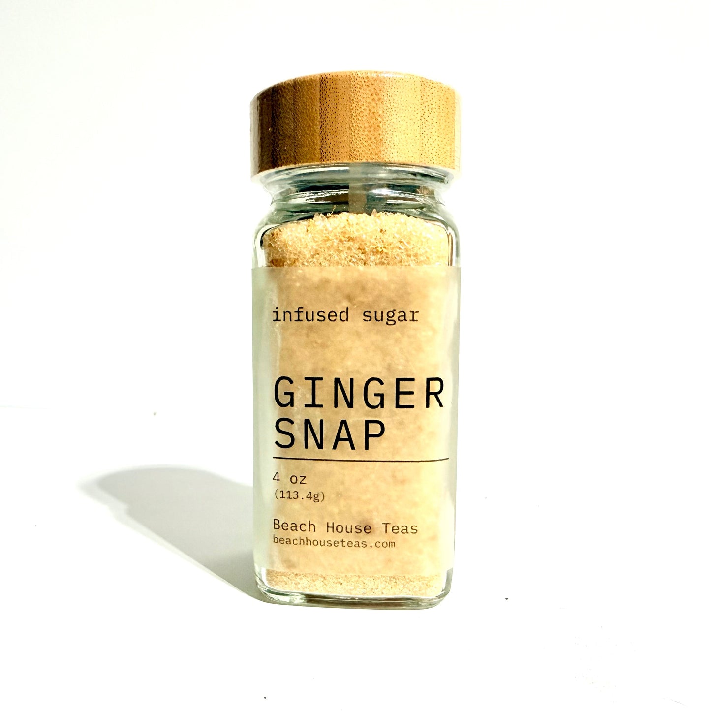 Ginger Snap Infused Artisan Culinary Sugar