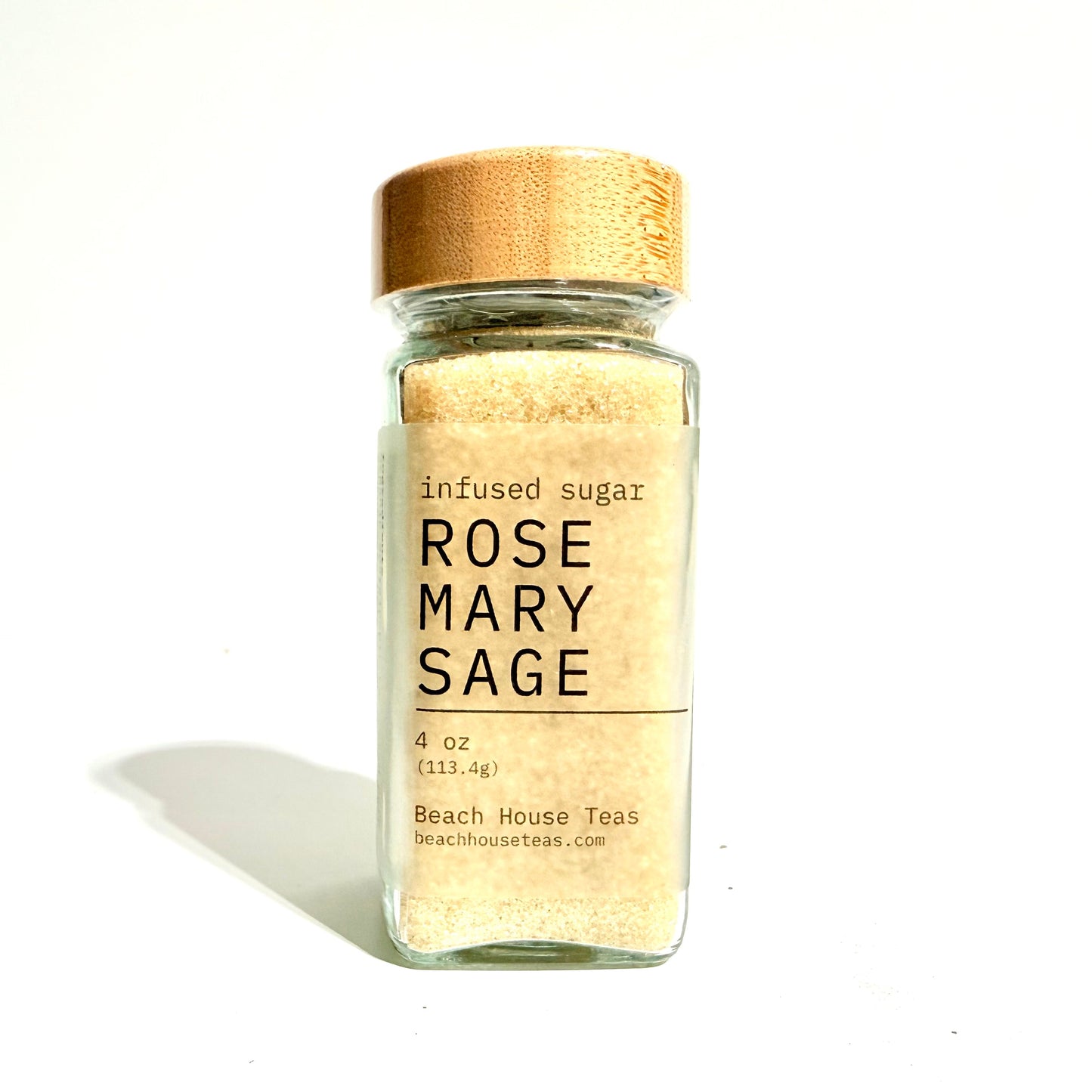 Azúcar culinario artesanal infusionado con romero y salvia