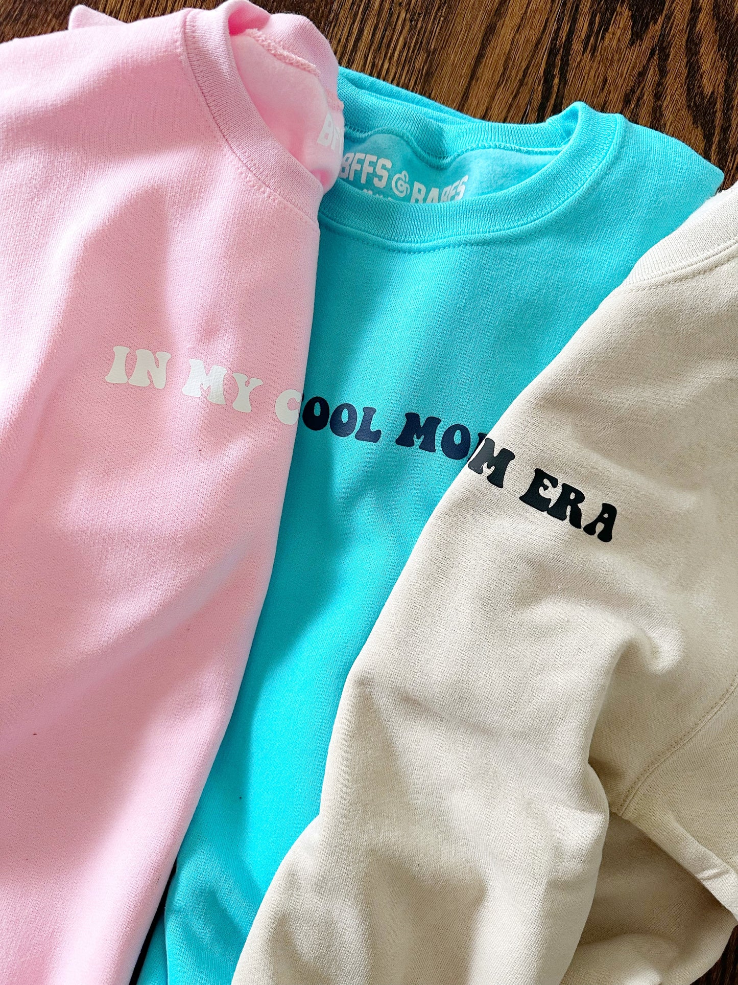 Cool Mom Era Pink Sweatshirt