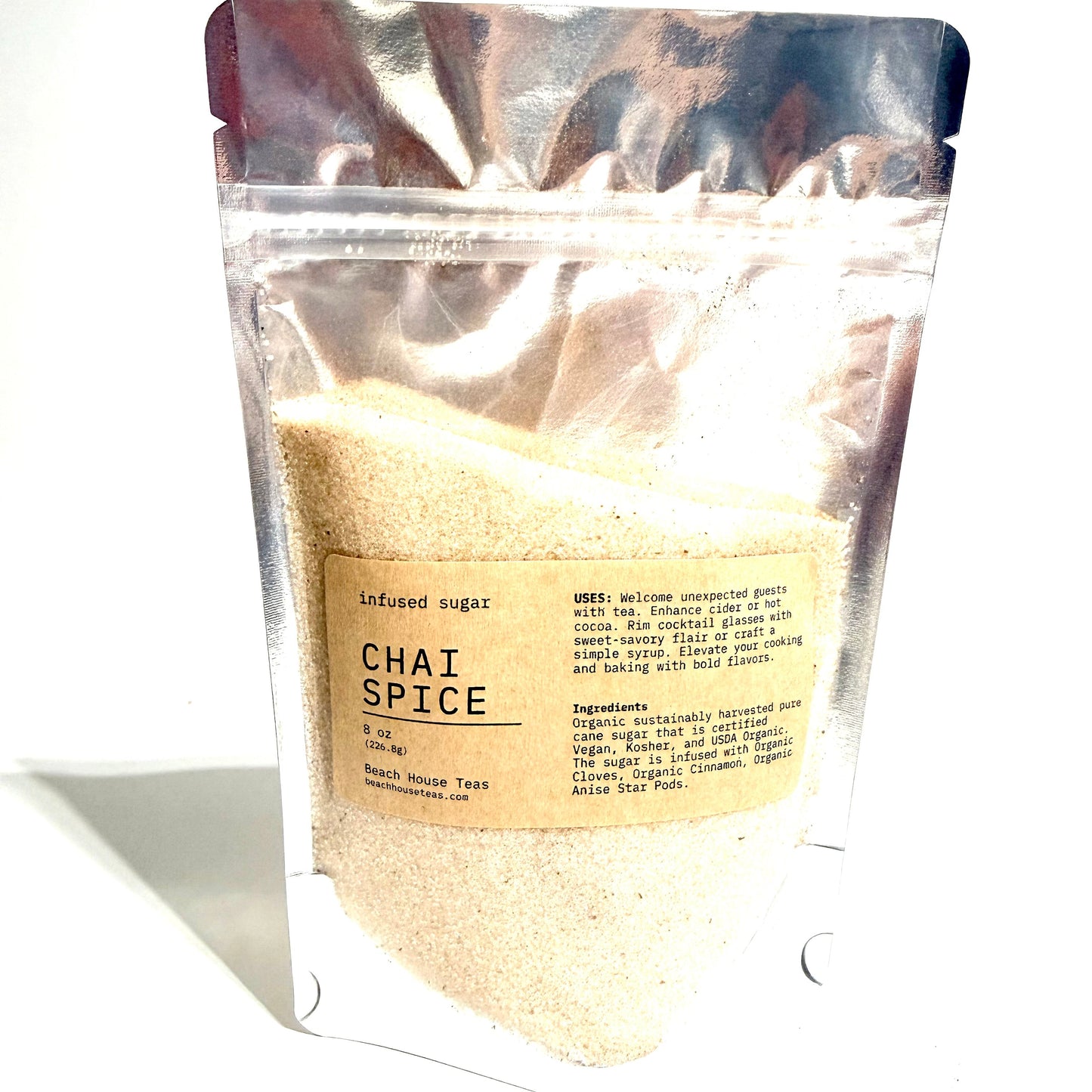 Azúcar culinario artesanal infusionado con especias Chai