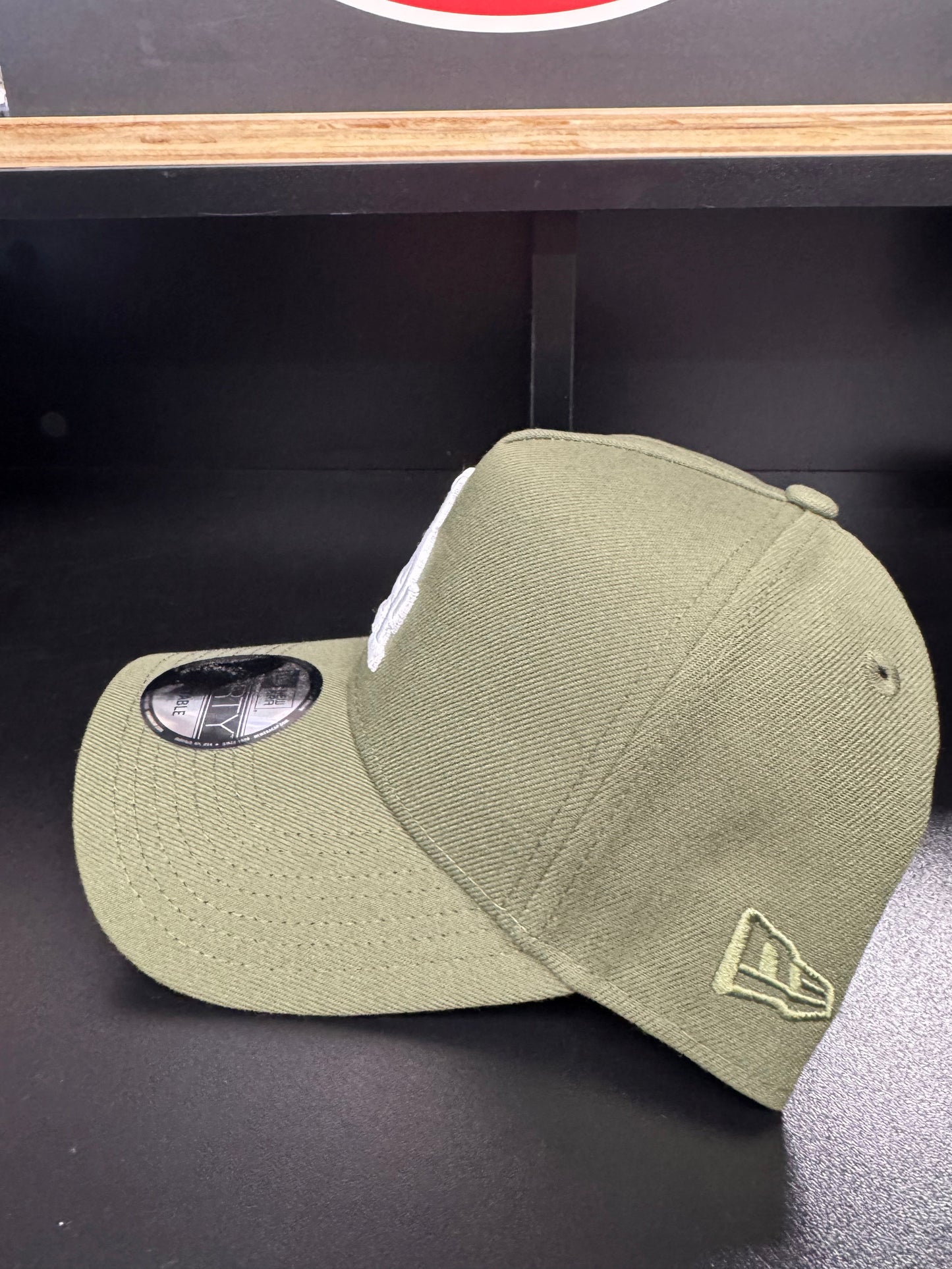 Los Angeles Dodgers Olive/White 9Forty Adjustable A-Frame Hat - Korvel
