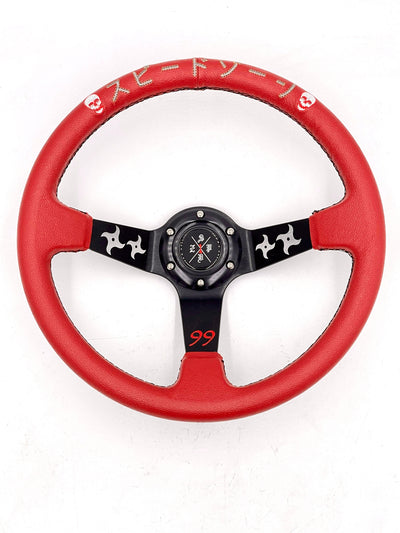 SPDZ1 Ninja Steering Wheel (Red) – Performance & Style - Korvel
