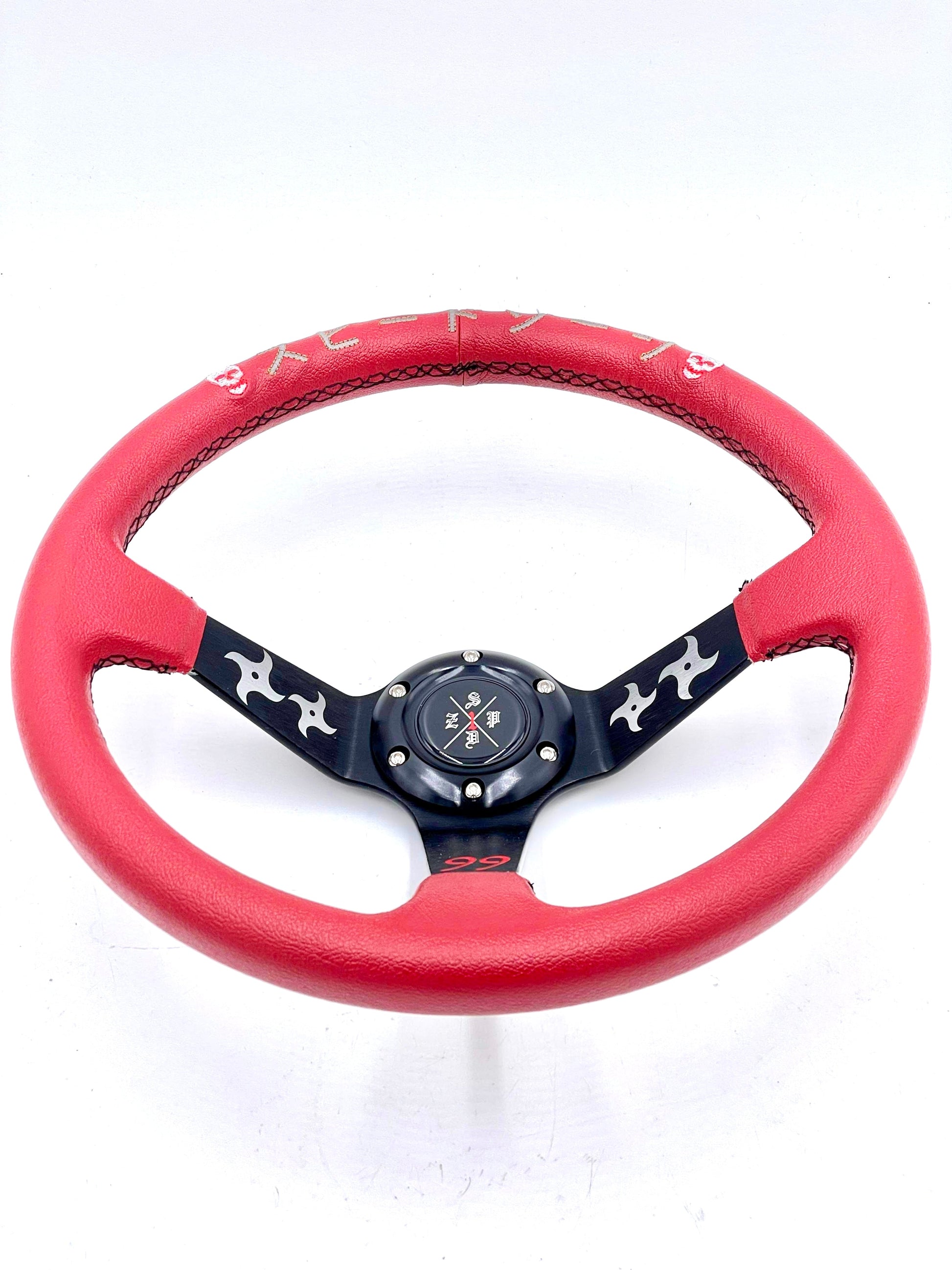 SPDZ1 Ninja Steering Wheel (Red) – Performance & Style - Korvel