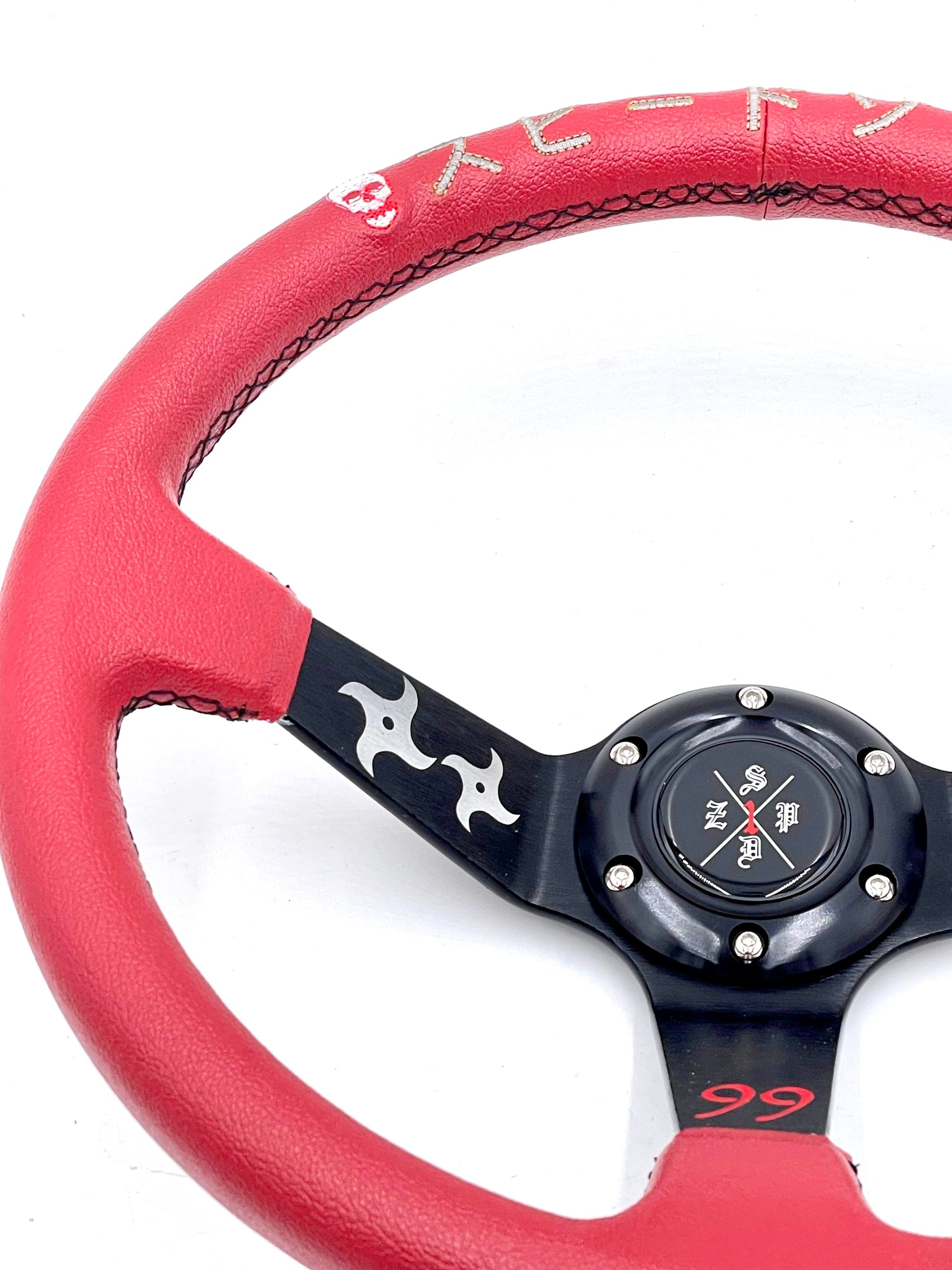 SPDZ1 Ninja Steering Wheel (Red) – Performance & Style - Korvel