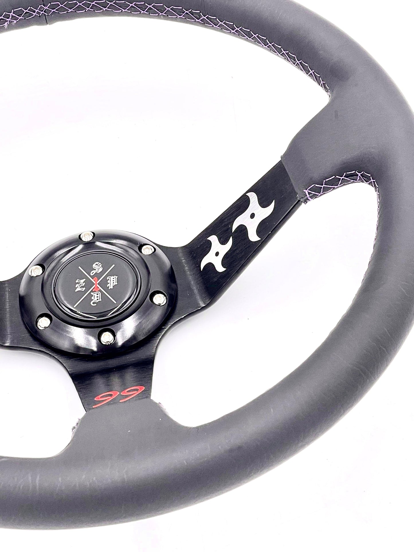 Volante SPDZ1 Ninja - Diseño Negro de Profundidad