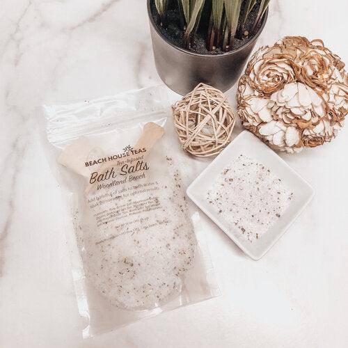Woodland Beach Tea-Infused Bath Salts - Korvel