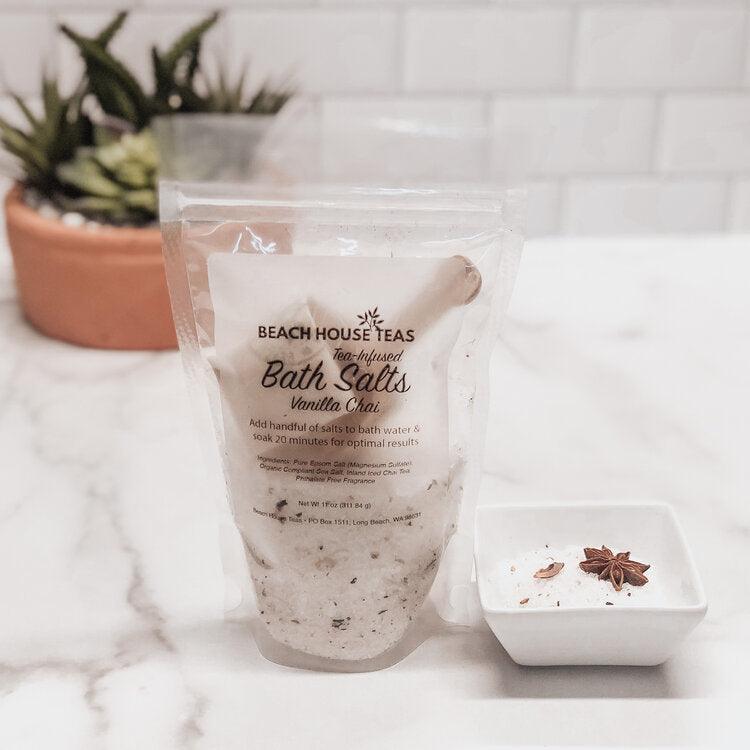 Vanilla Chai Tea-Infused Bath Salts - Korvel