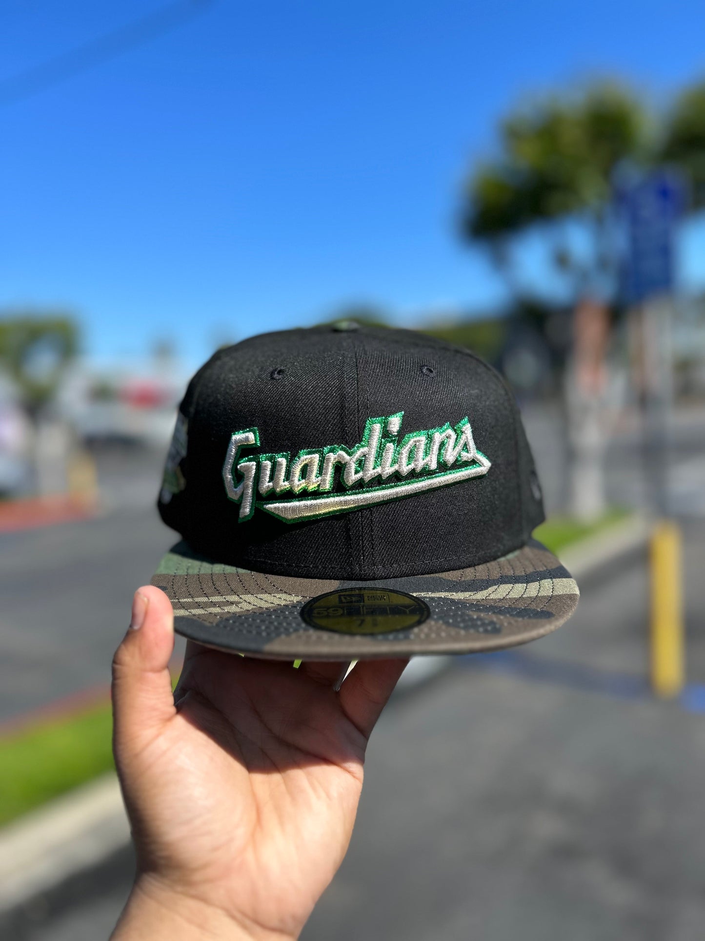 Cleveland Guardians Black / Camo 5950 Cap
