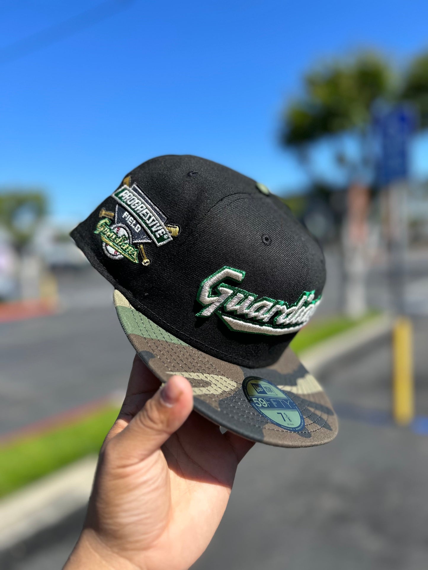 Cleveland Guardians Black / Camo 5950 Cap