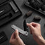 The Ultimate Folding Pocket Knife Gift Set for Outdoor Enthusiasts (Classic Black & White) - Korvel