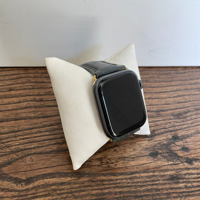 Premium Dark Grey Glazed Apple Watch Band