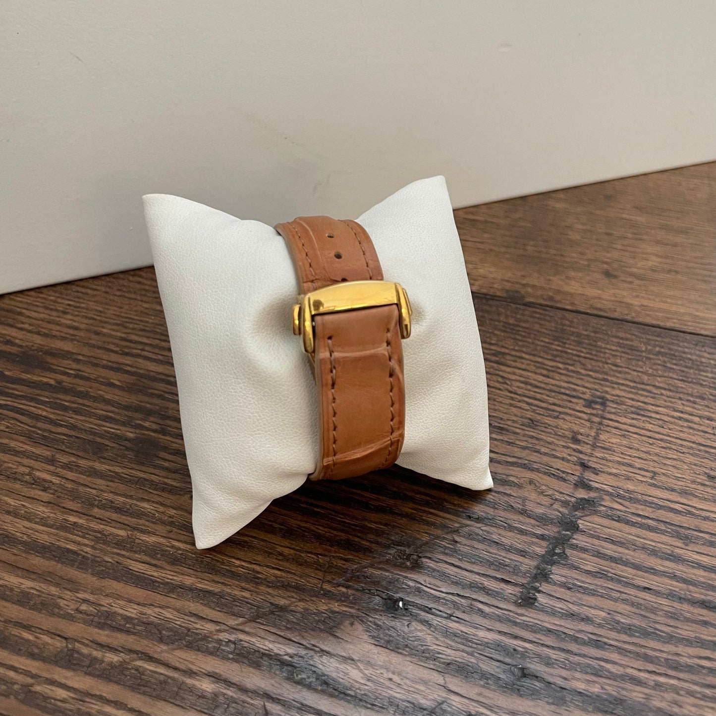Correa para Apple Watch de Cocodrilo Mate en Tono Natural