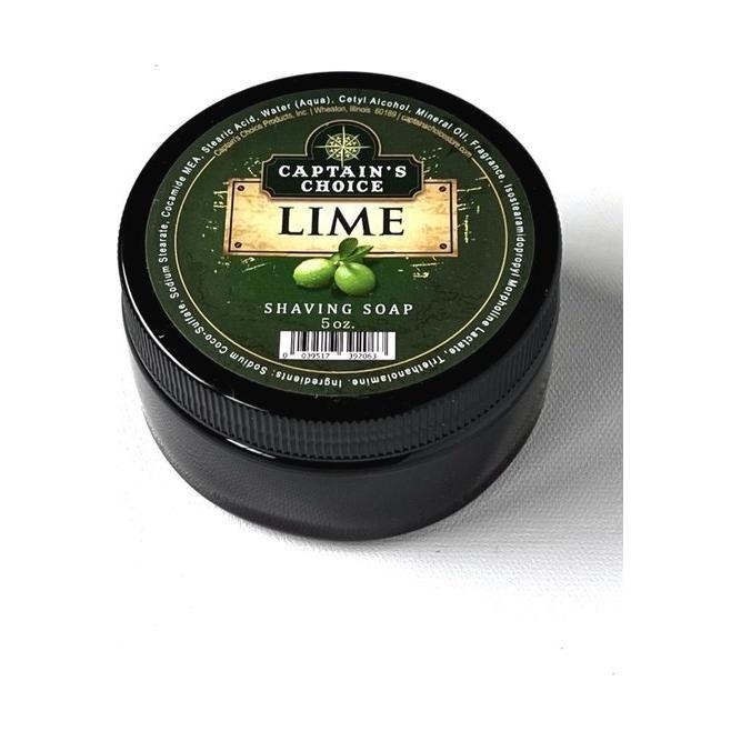 Savon à raser Lime de Captain's Choice - 5 Oz