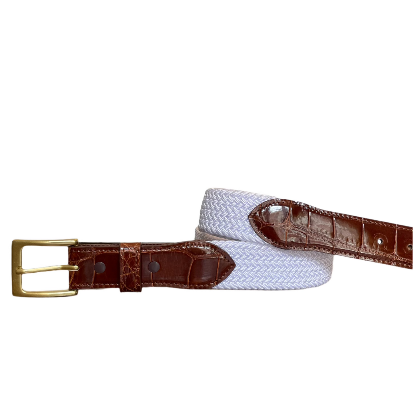 The Stretch Belt in White