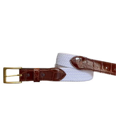 The Stretch Belt in White