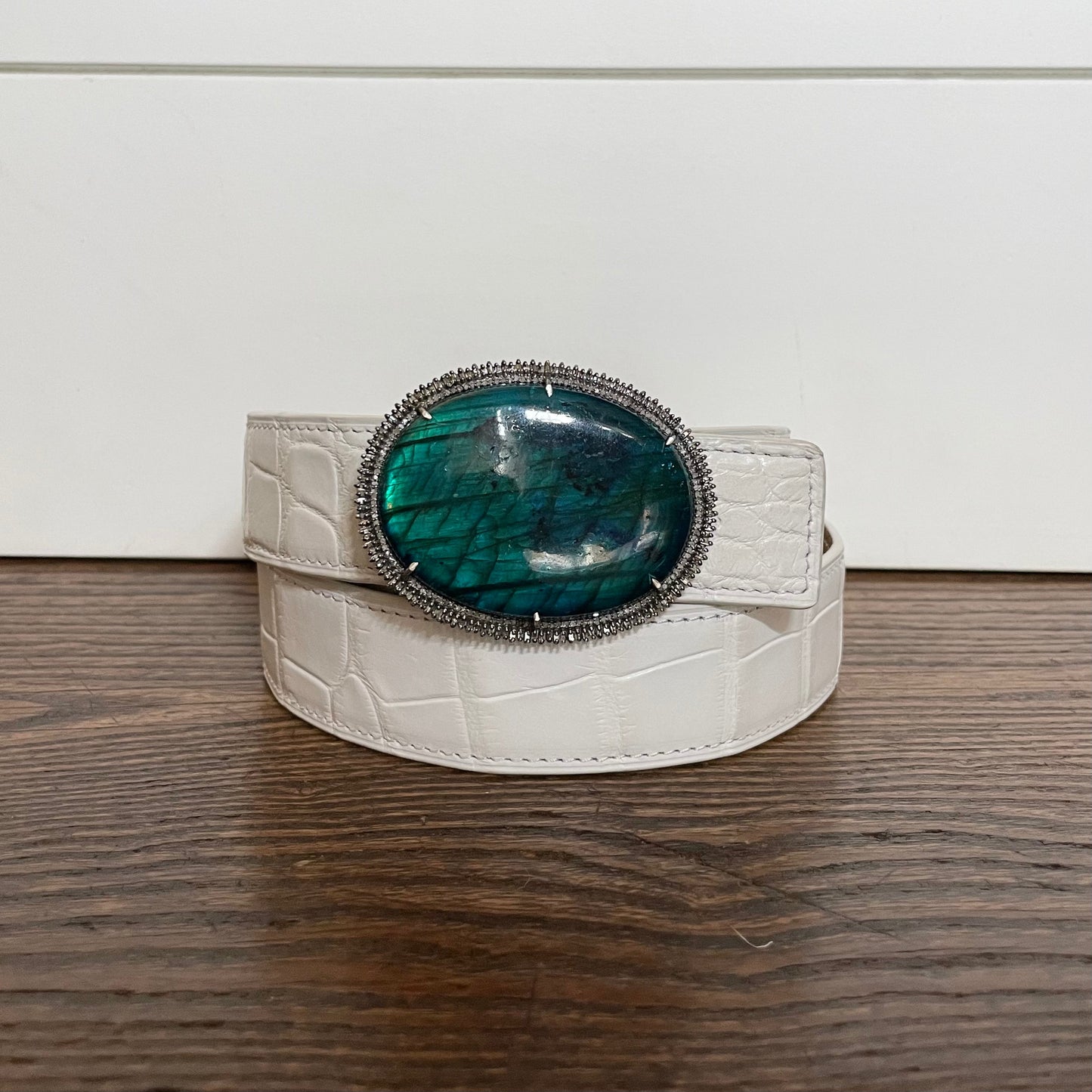 S. Carter Designs Labradorite Belt Buckle