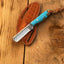 Handcrafted Cowboy Bull Cutter Knife – Durable Rasp Steel & Resin Grip - Korvel