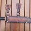 Artisan Crafted 12-Inch Viking Seax Knife - 1095 Steel with Rosewood Handle & Brass Accents - Korvel