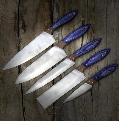 Premium Handmade Stainless Steel Kitchen Knife Collection - Korvel