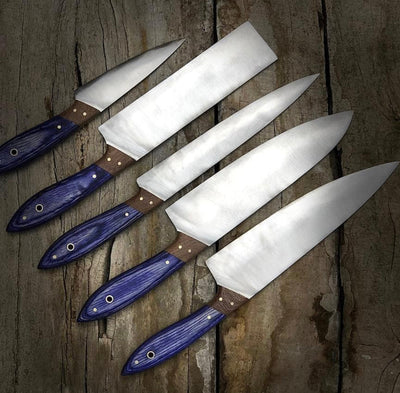 Premium Handmade Stainless Steel Kitchen Knife Collection - Korvel
